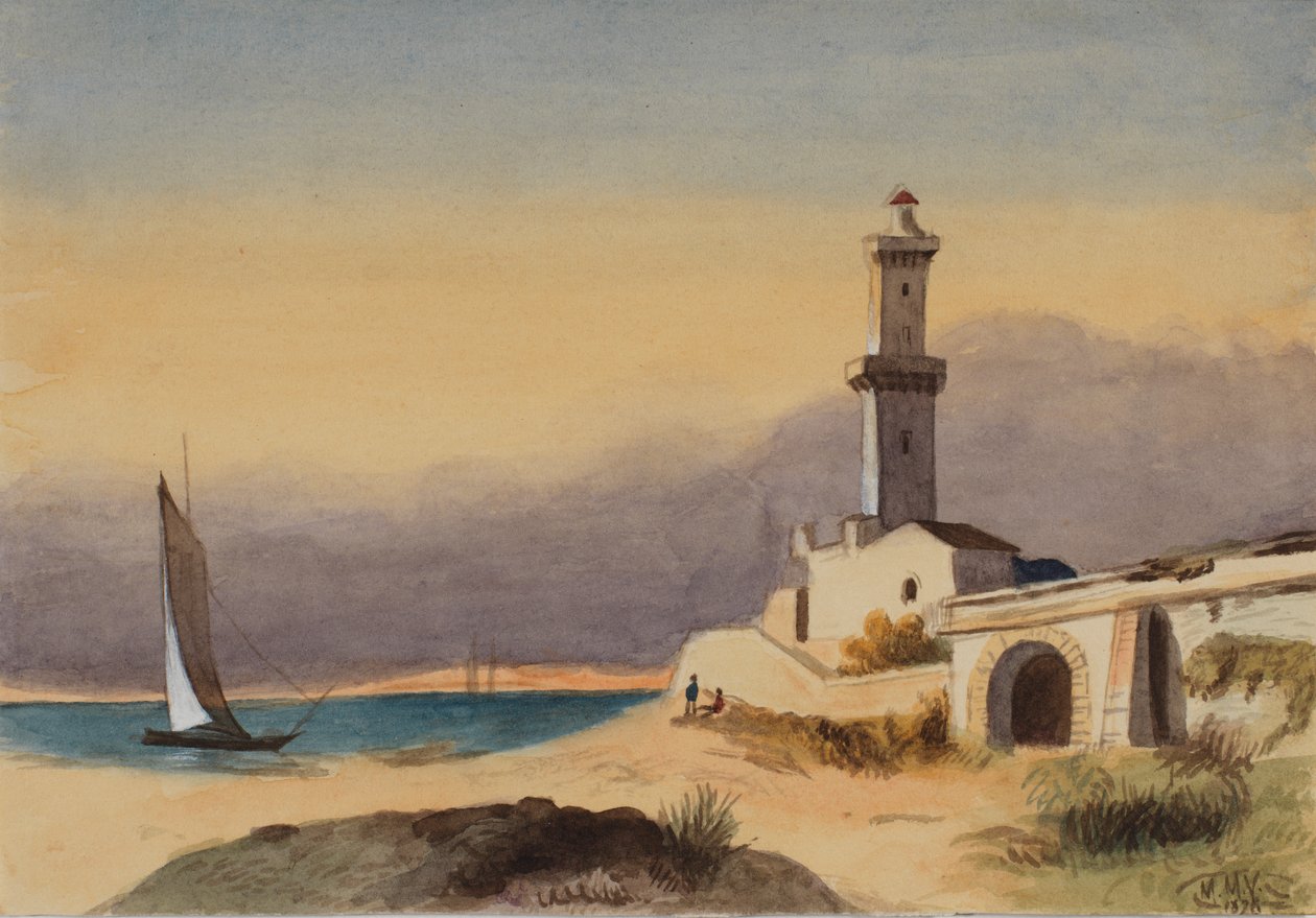 Krajobraz bez tytułu, 1876. autorstwa Mary Vaux Walcott