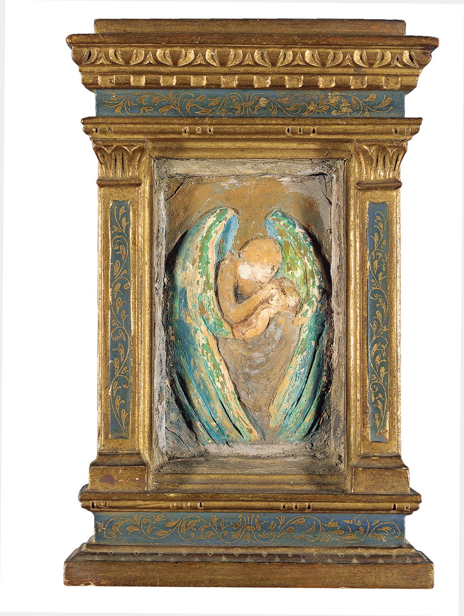 Niewinność ukoronowana śmiercią (terakota) autorstwa Mary Watts