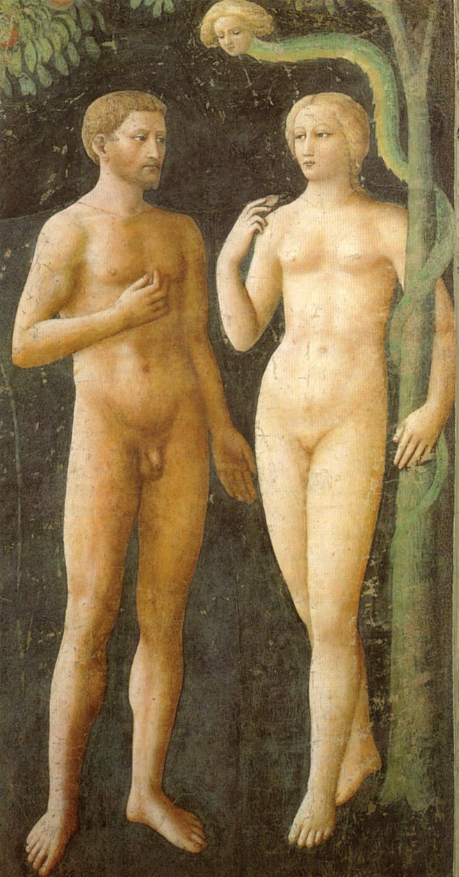 Adam i Ewa autorstwa Masolino da Panicale