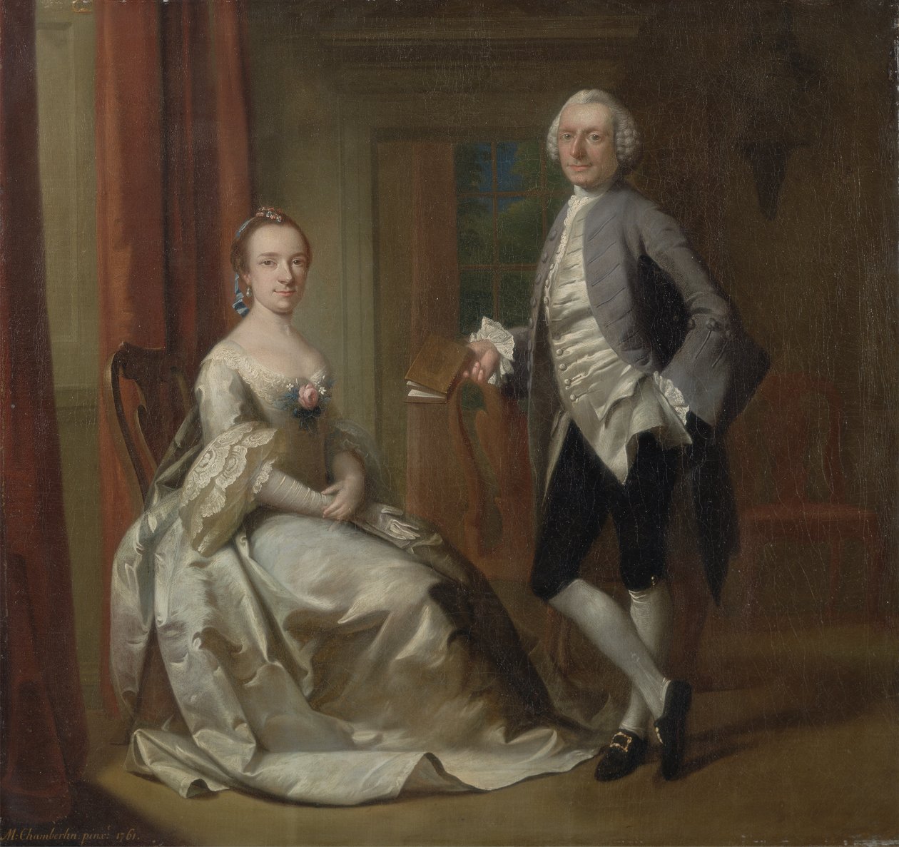 Rozmowa, 1761 autorstwa Mason Chamberlin