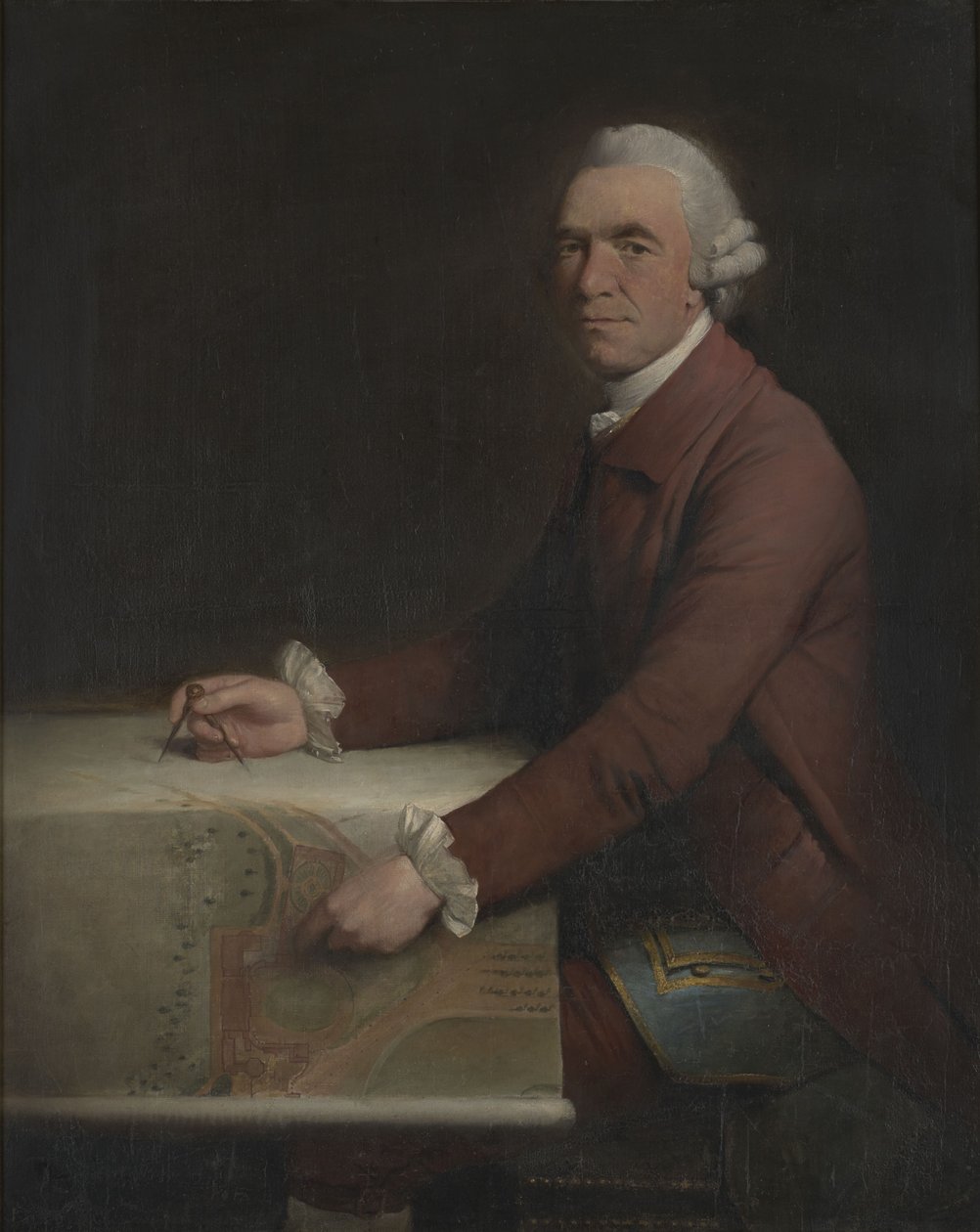 Portret Kenton Couse, brytyjskiego architekta (1721-1790) autorstwa Mason Chamberlin