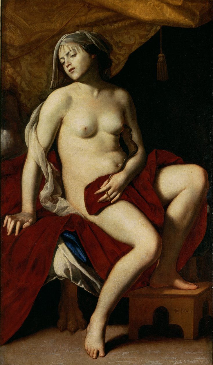 Kleopatra, ok. 1640 autorstwa Massimo Stanzione
