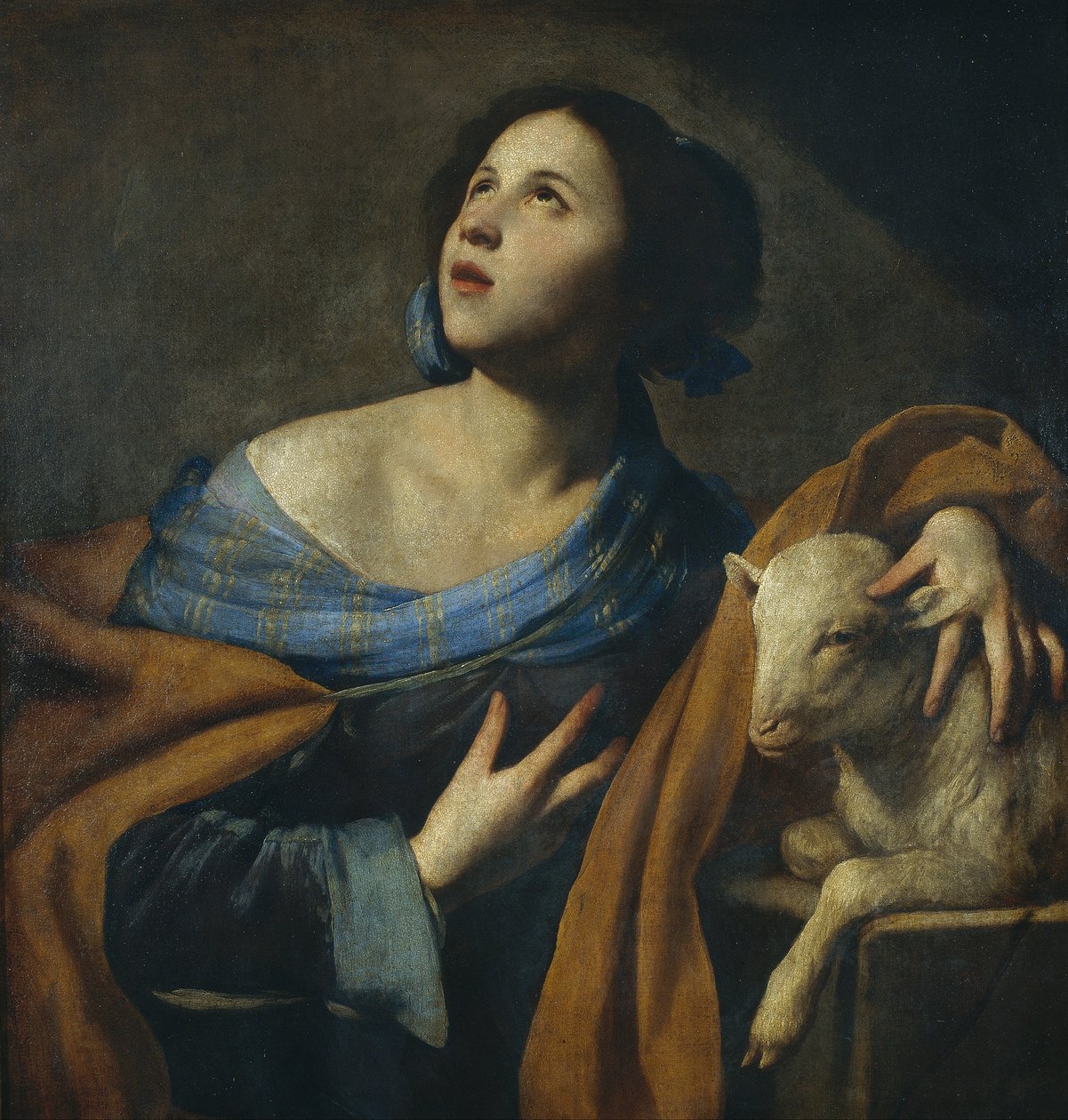 Św. Agnieszka autorstwa Massimo Stanzione