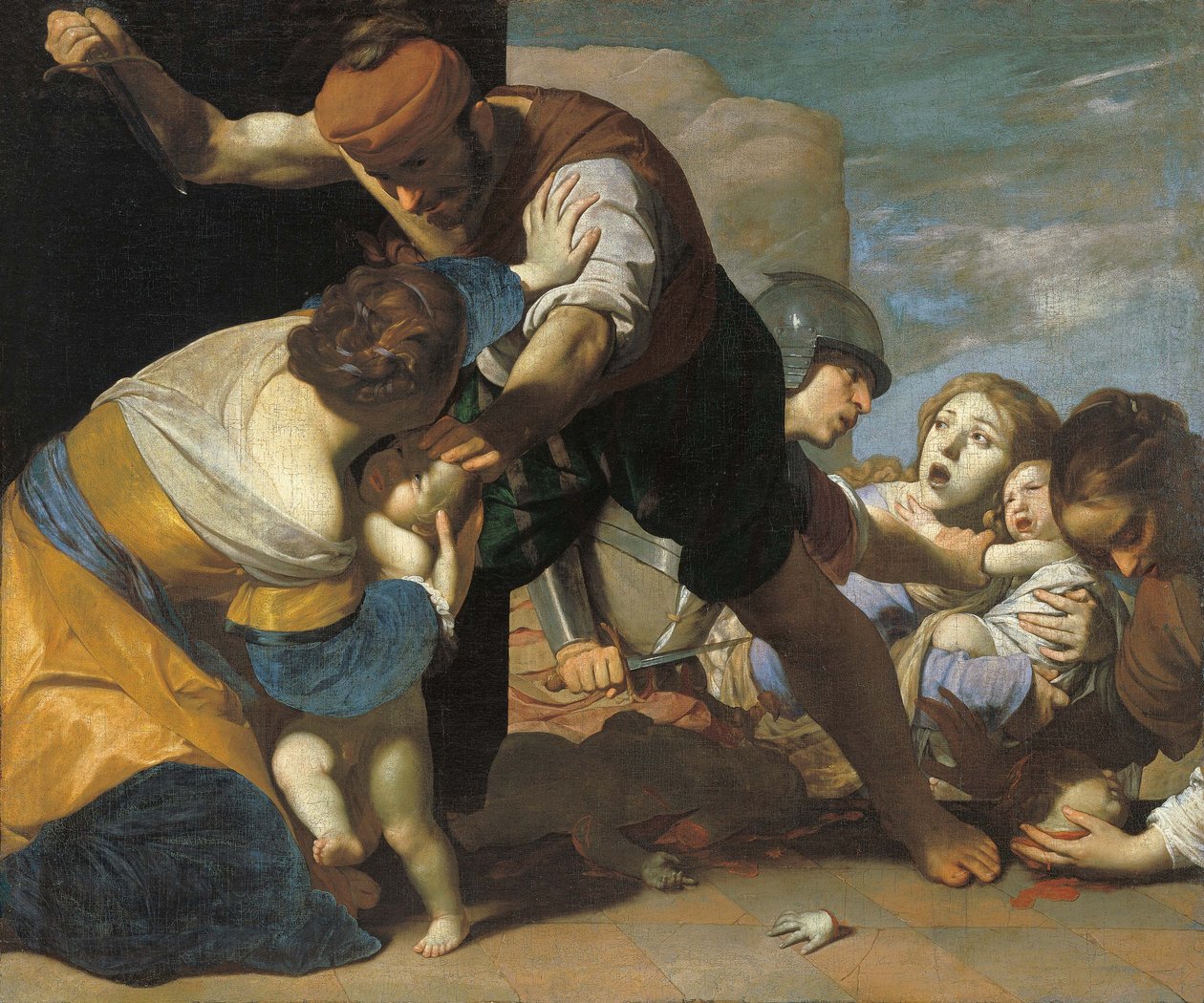 Masakra niewinnych autorstwa Massimo Stanzione