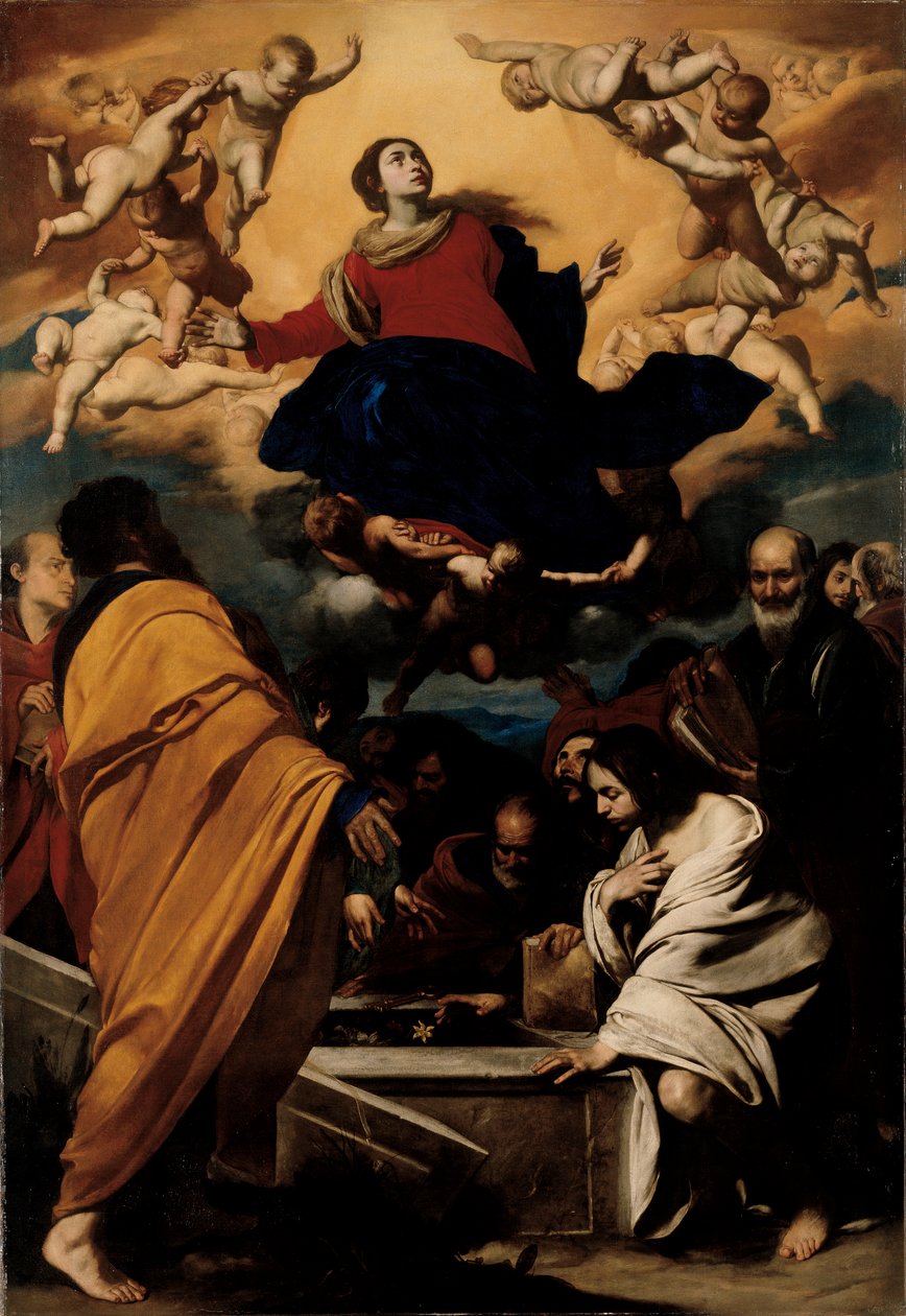 Wniebowzięcie NMP, ok. 1630-1635 autorstwa Massimo Stanzione