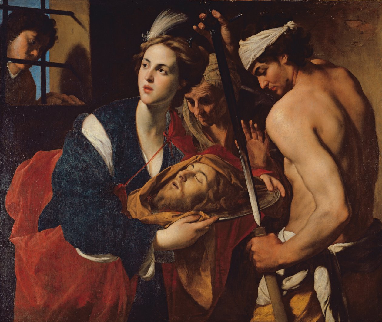 Salome z głową Jana Chrzciciela (olej na płótnie) autorstwa Massimo Stanzioni