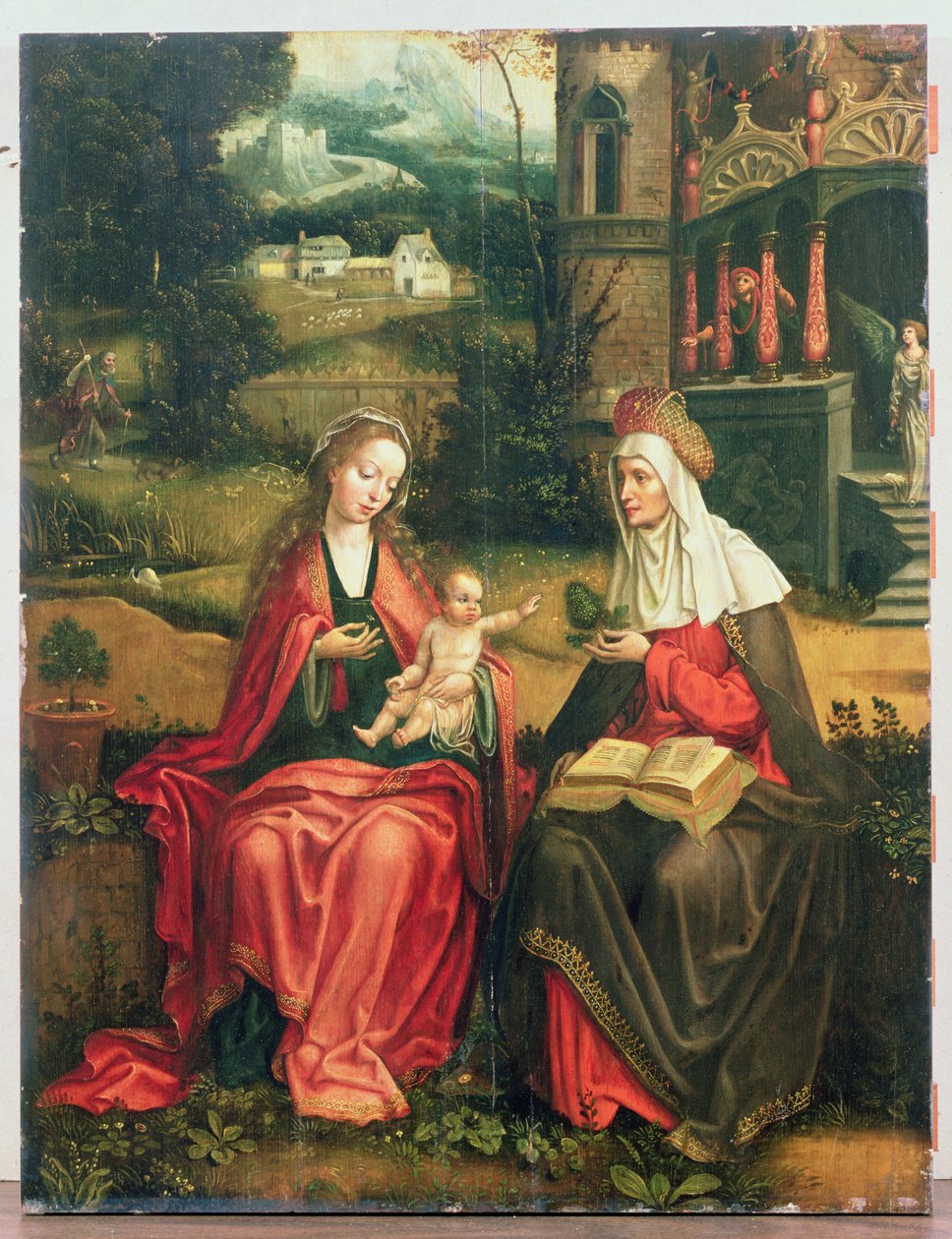 Madonna z Dzieciątkiem ze św. Anną autorstwa Master of 1518