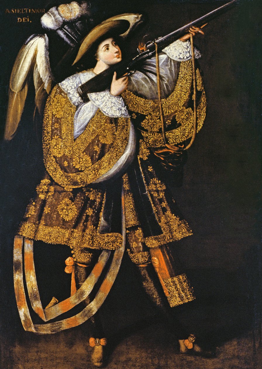 Anioł Arcabucero autorstwa Master of Calamarca