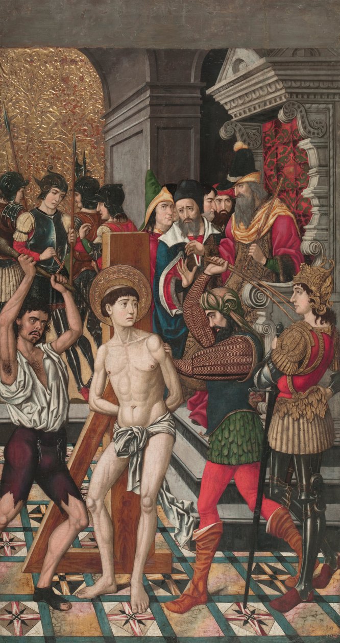 Biczowanie św. Wincentego autorstwa Master of Castelsardo