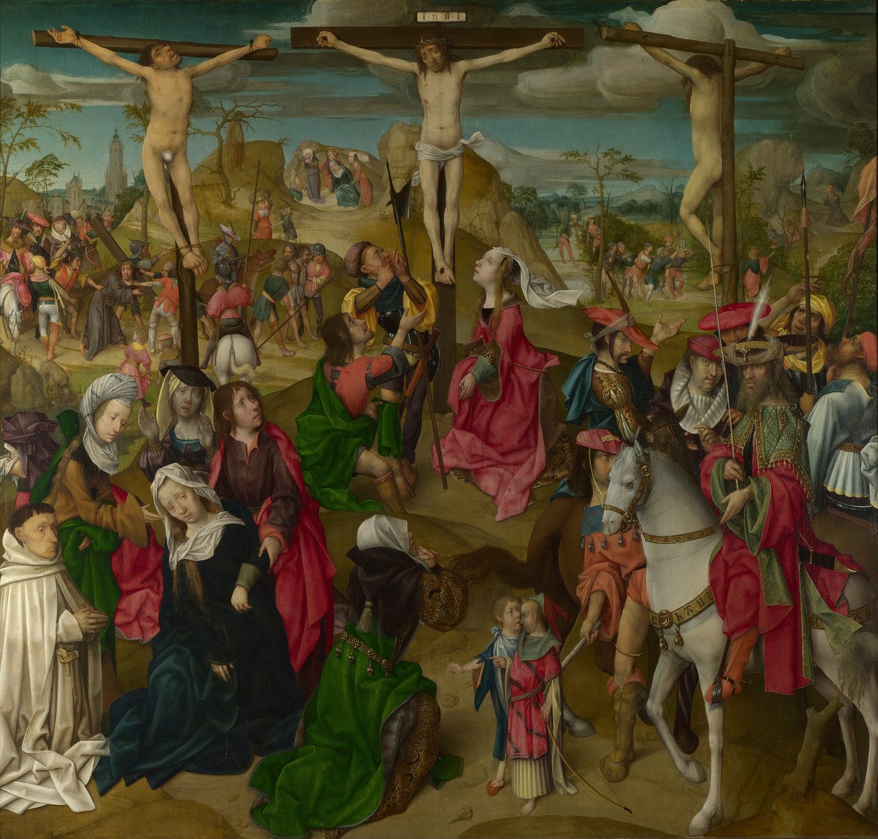 Sceny z Męki Pańskiej, 1510 (olej na dębie) autorstwa Master of Delft