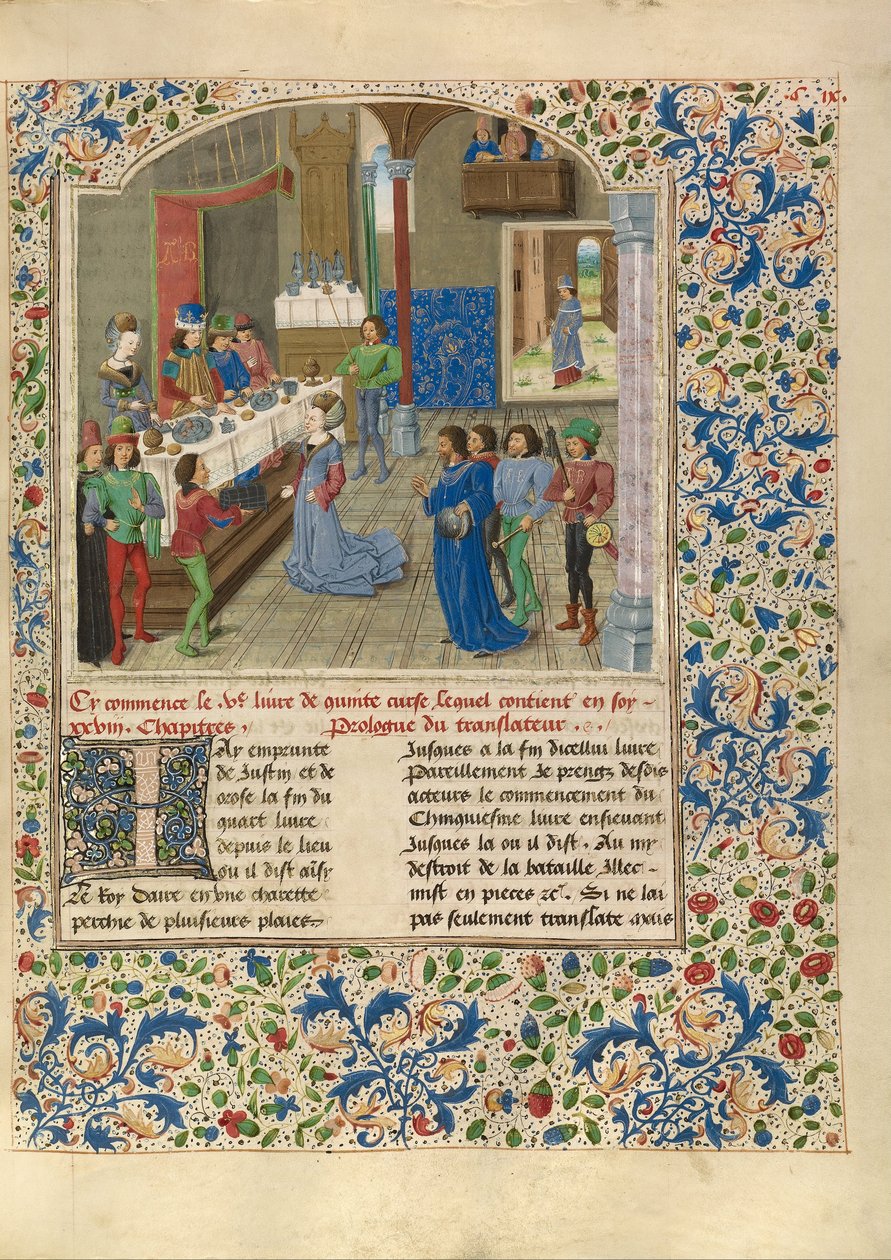 Aleksander i siostrzenica Artakserksesa III autorstwa Master of Jardin