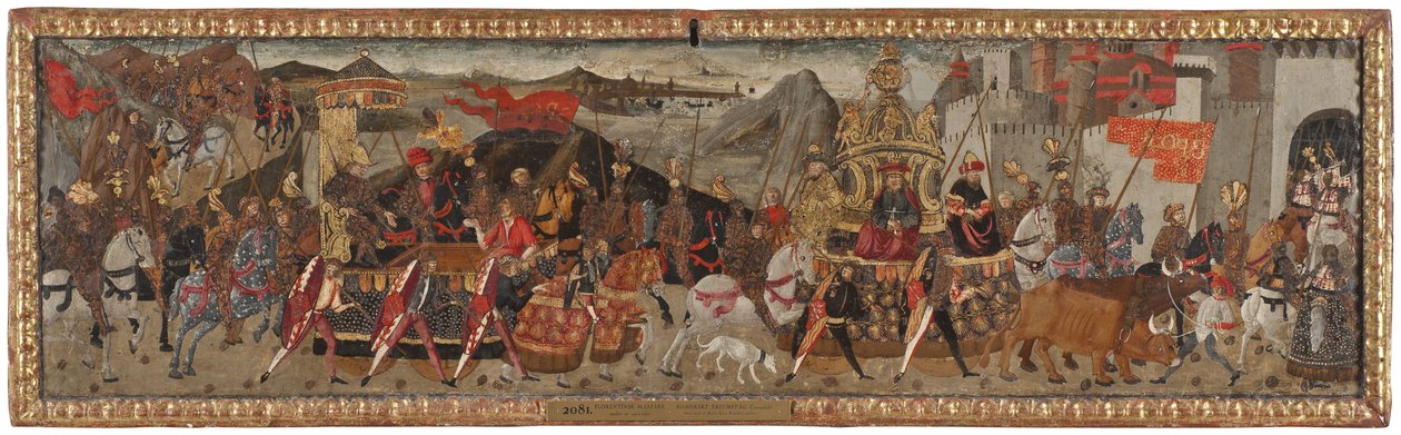 Triumf Cezara, ok. 1480-1500 autorstwa Master of Marradi