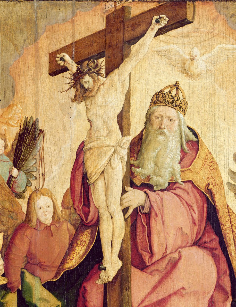 Trójca Święta (szczegół) autorstwa Master of Messkirch