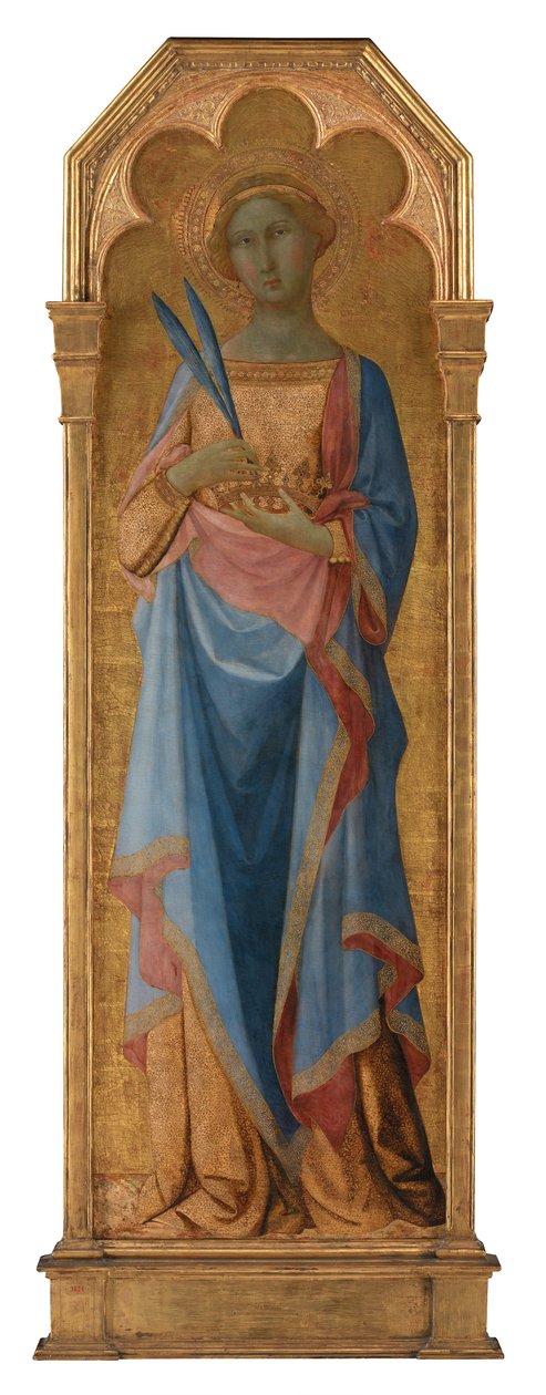 Św. Korona autorstwa Master of Palazzo Venezia Madonna