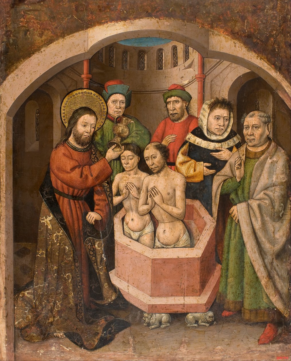 Bartłomiej Chrzest autorstwa Master of Saint Bartholomew