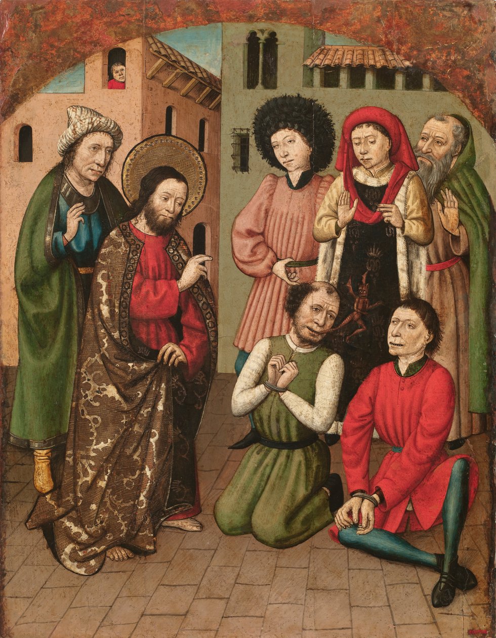 Egzorcyzm św. Bartłomieja autorstwa Master of Saint Bartholomew