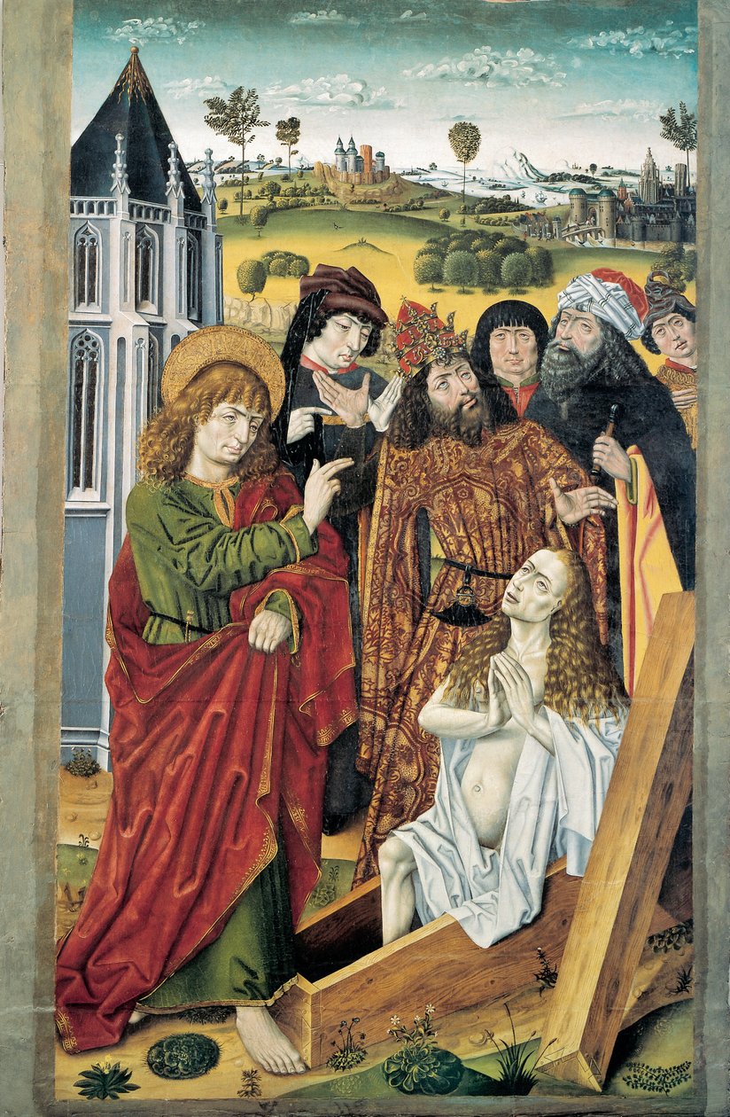 Zmartwychwstanie Druzjan autorstwa Master of Saint Nicholas
