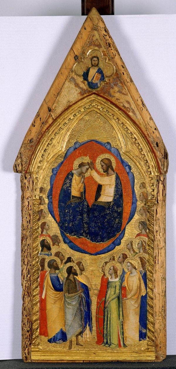 Koronacja Marii, ok. 1375-80 (tempera na drewnie topoli) autorstwa Master of San Lucchese Master of San Lucchese