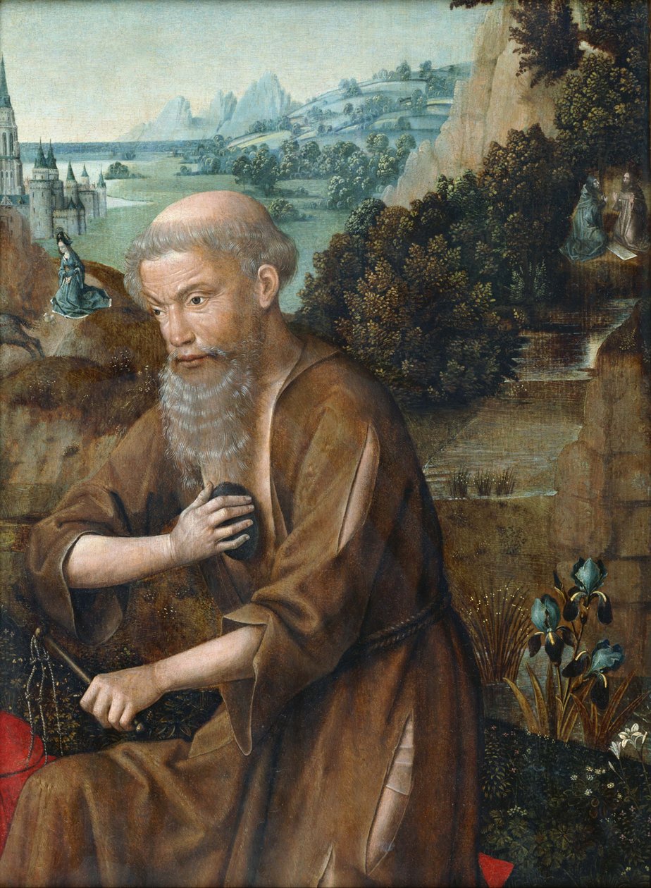 Św. Hieronim autorstwa Master of The Legend of St. Lucy