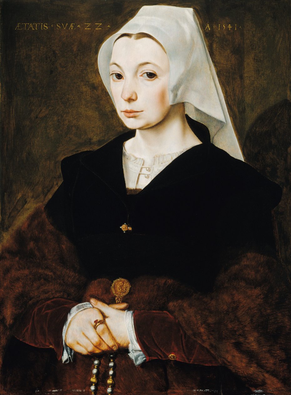 Portret młodej kobiety autorstwa Master of the 1540s