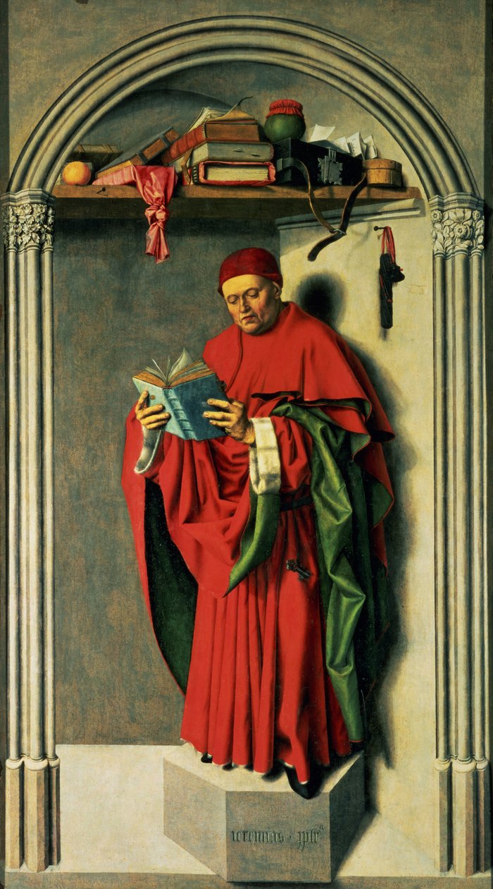 Prorok Jeremiasz, 1443-45 autorstwa Master of the Aix Annunciation