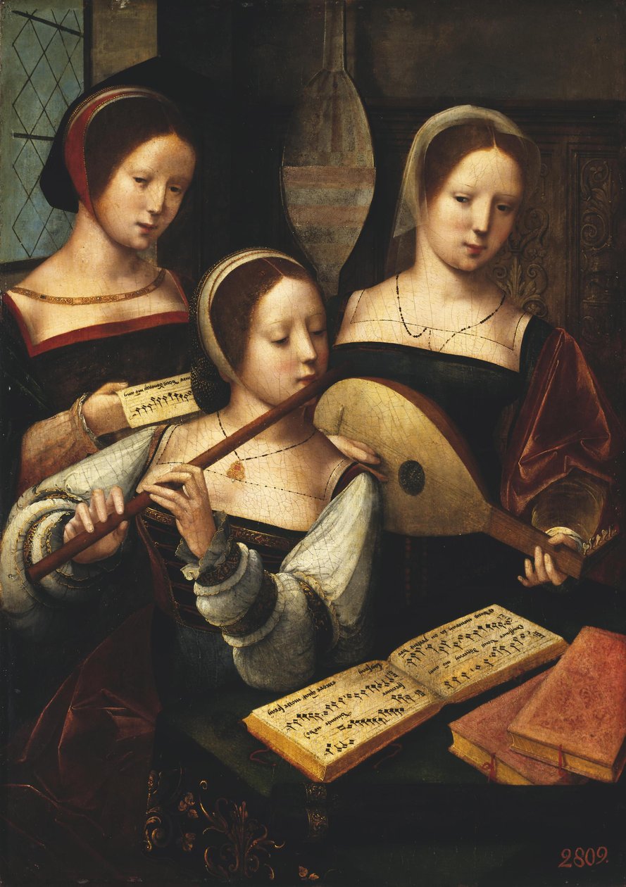 Firma tworząca muzykę autorstwa Master of the Female Half Lengths