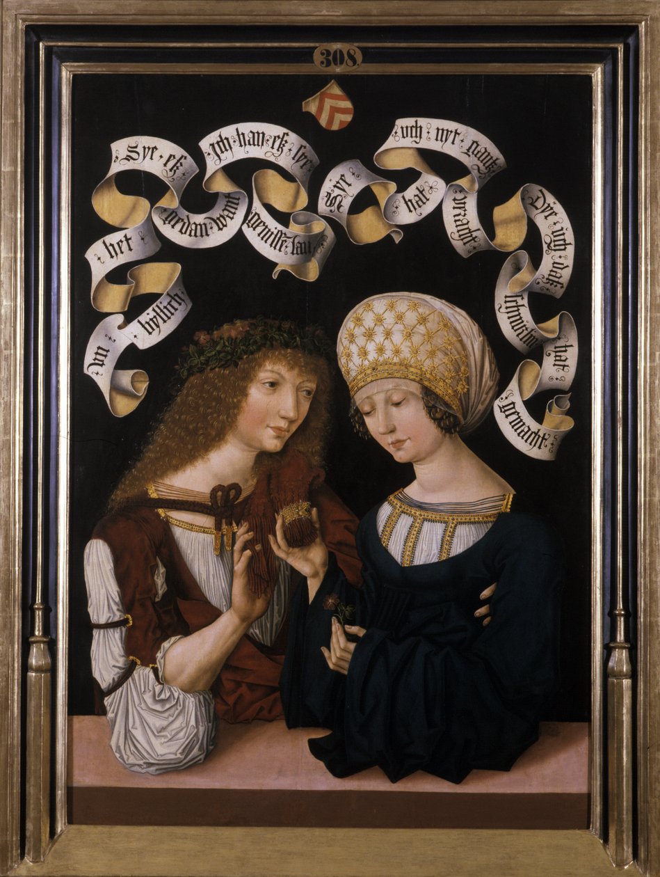 Miłośnicy Gothaer, 1480-85 autorstwa Master of the Housebook