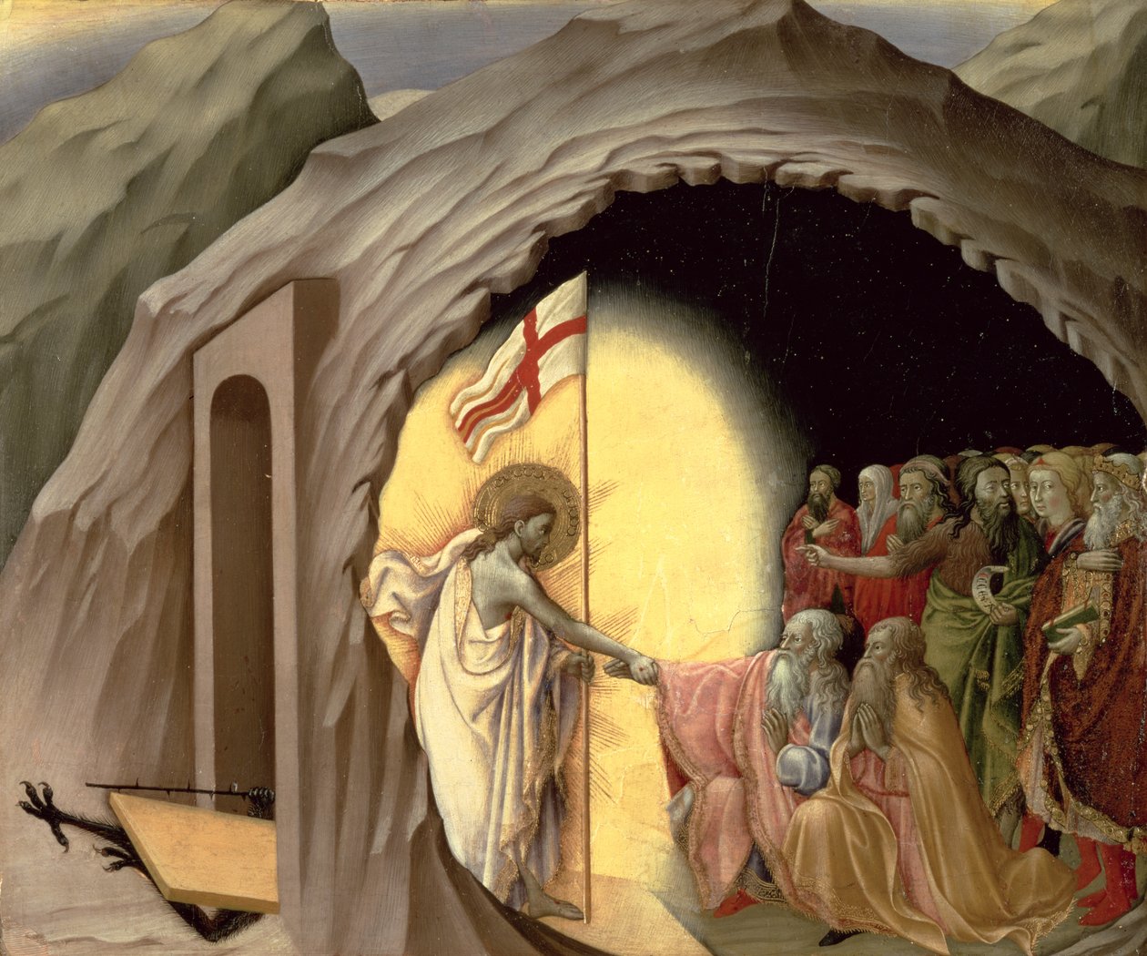 Zejście do otchłani, ok. 1440-44 (tempera na panelu) autorstwa Master of the Osservanza
