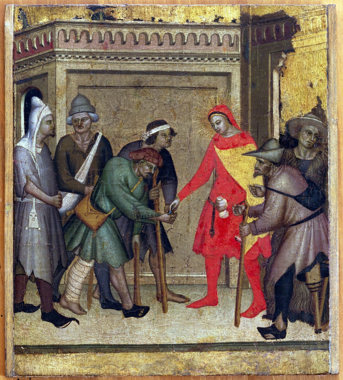 Antoniego Opata (tempera na płycie) autorstwa Master of the Rinuccini Chapel
