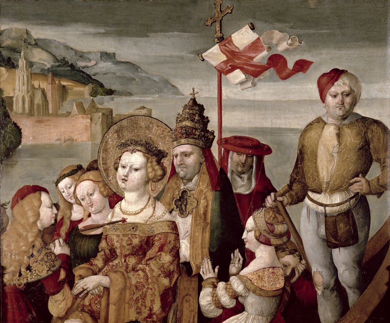 Legenda o św. Urszuli, ok. 1530 autorstwa Master of the Thalheimer Altarpiece