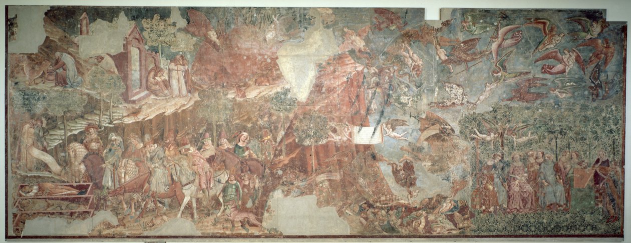 Triumf śmierci, ok.1350 autorstwa Master of the Triumph of Death
