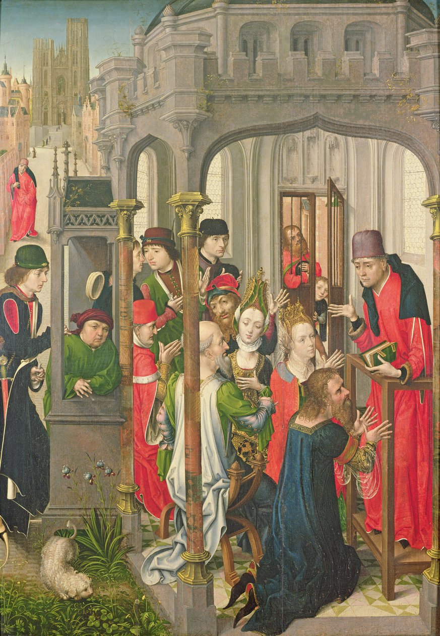 Nauczanie pastoralne, ok. 1470 r. autorstwa Master of the View of St. Gudule