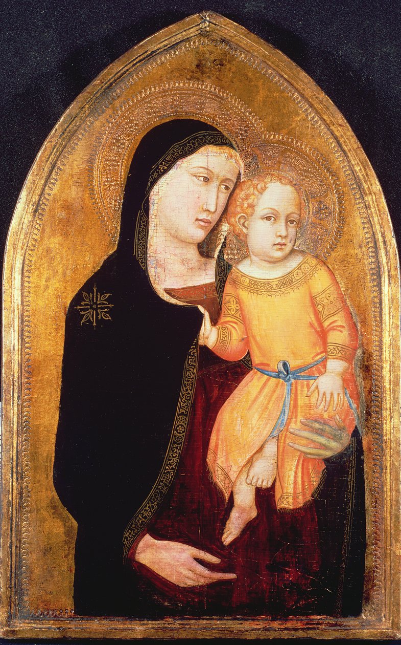 Madonna z Dzieciątkiem autorstwa Master of the Virgin of Mercy