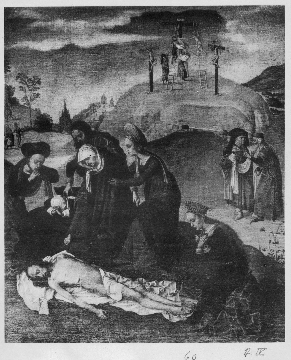 Lament autorstwa Master of the Virgo Inter Virgines