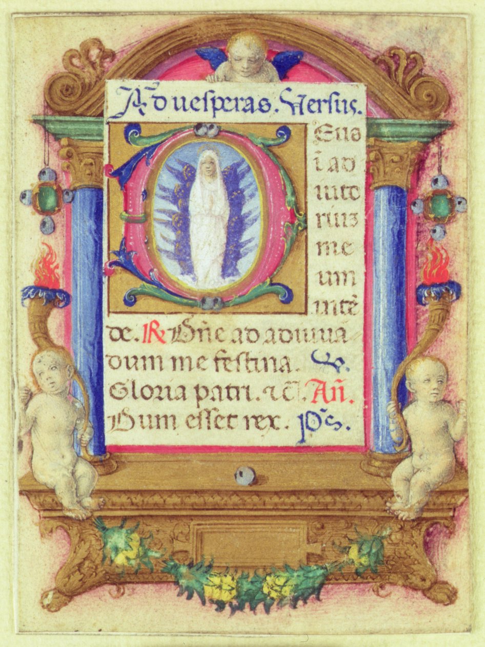Dziewica w chwale, ok. 1480 autorstwa Master of the della Rovere Missals Master of the della Rovere Missals