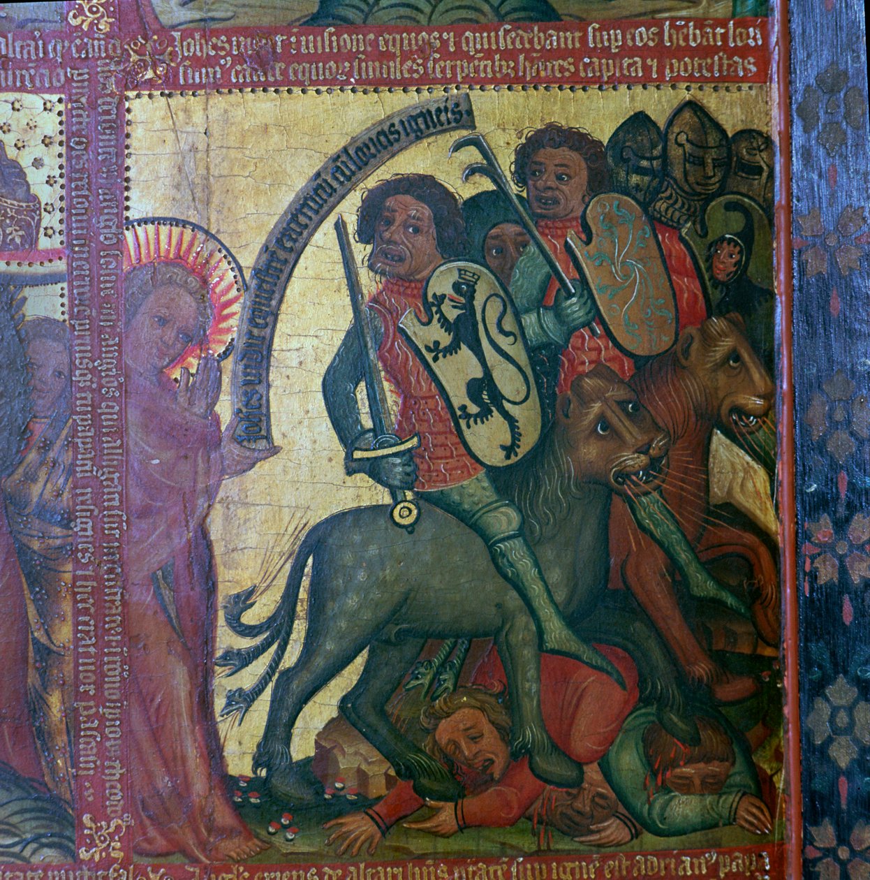 Fragment „Ołtarza Apokalipsy”, XIV wiek autorstwa Master Bertram of Hamburg