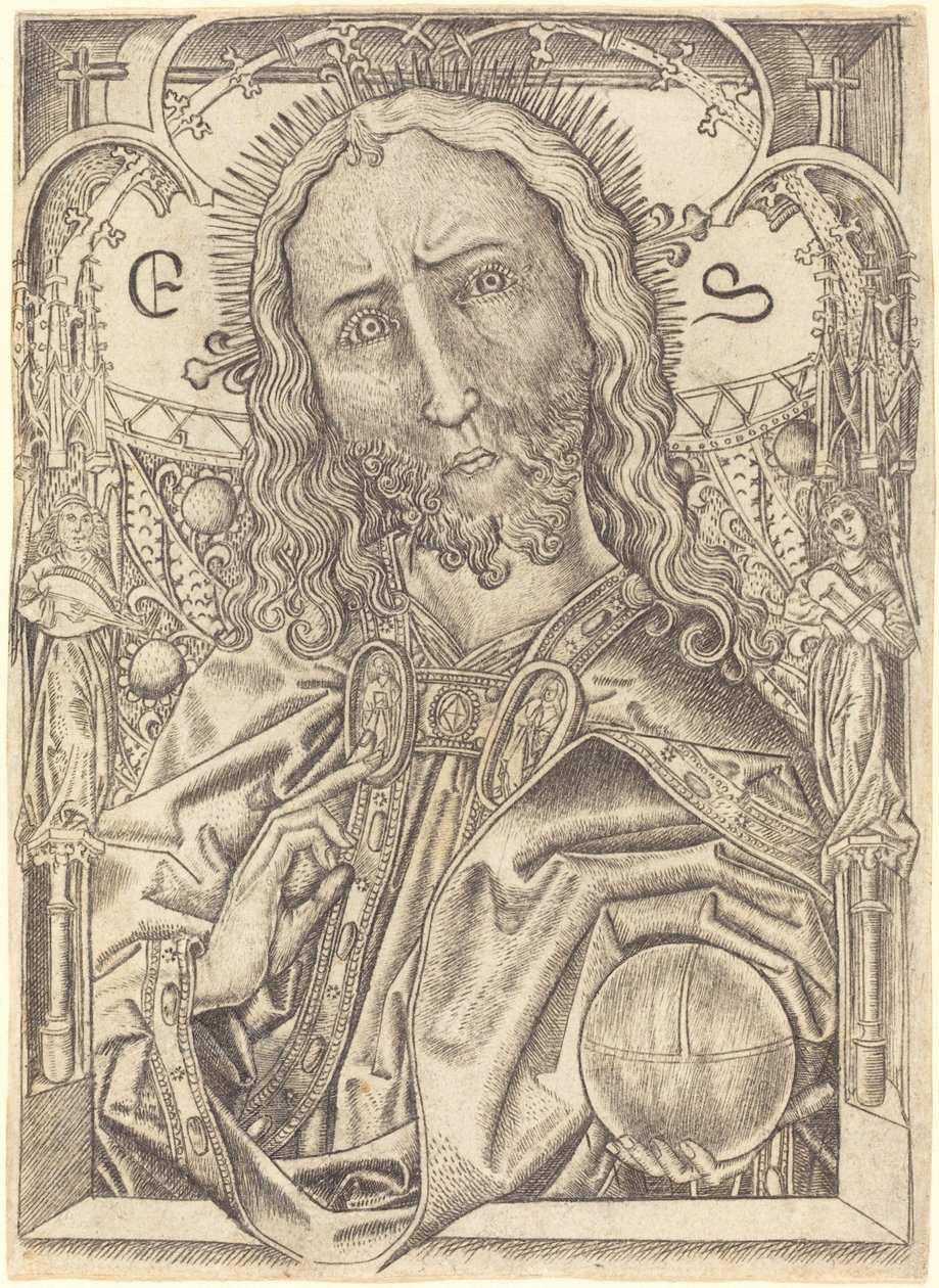Chrystus jako Zbawiciel autorstwa Master E.S.