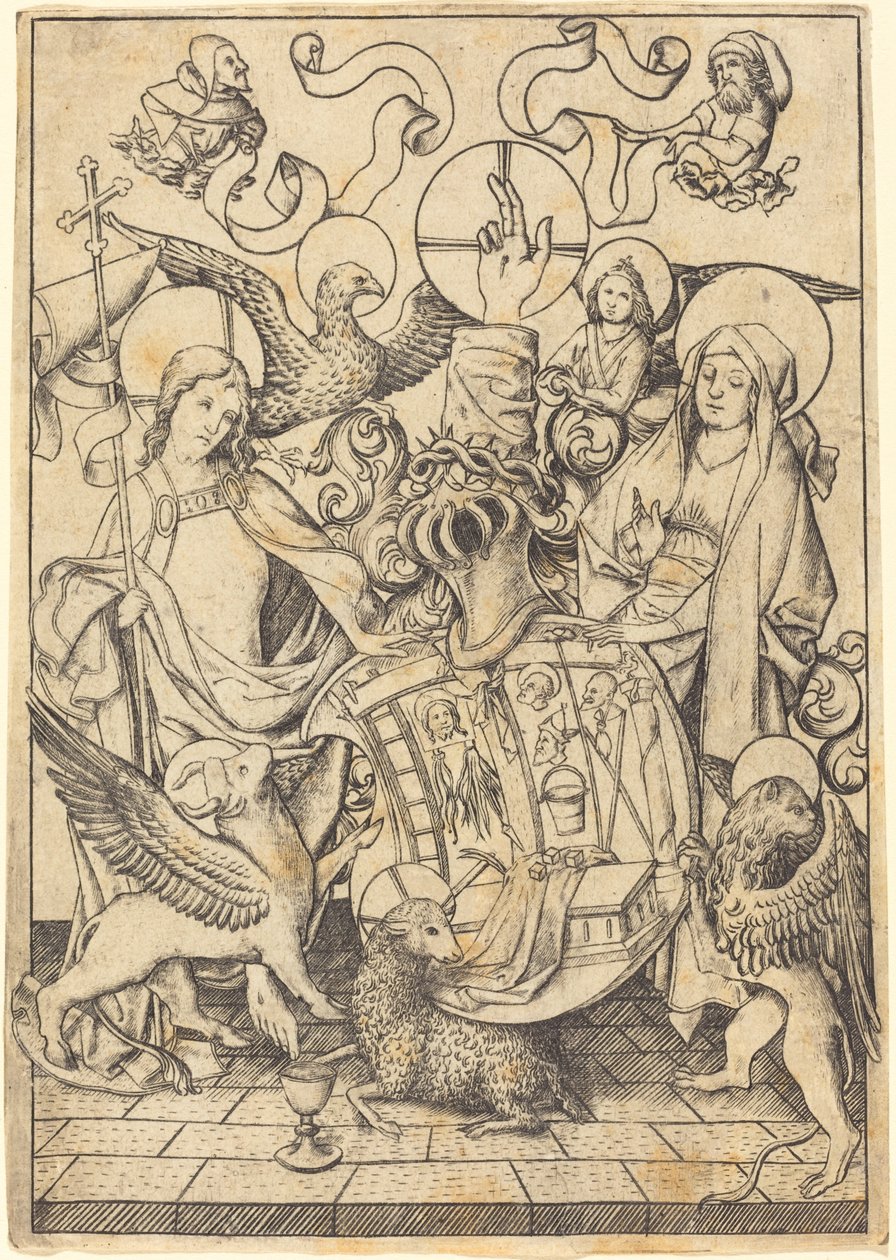 Herb Męki Pańskiej autorstwa Master E.S.