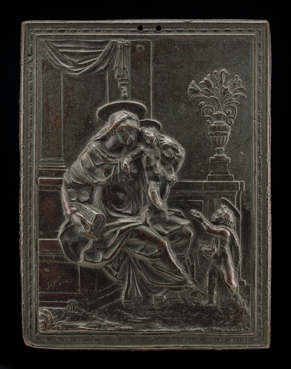 Madonna z Dzieciątkiem ze św. Janem Chrzcicielem, prawdopodobnie ok. 1600. autorstwa Master F.D.