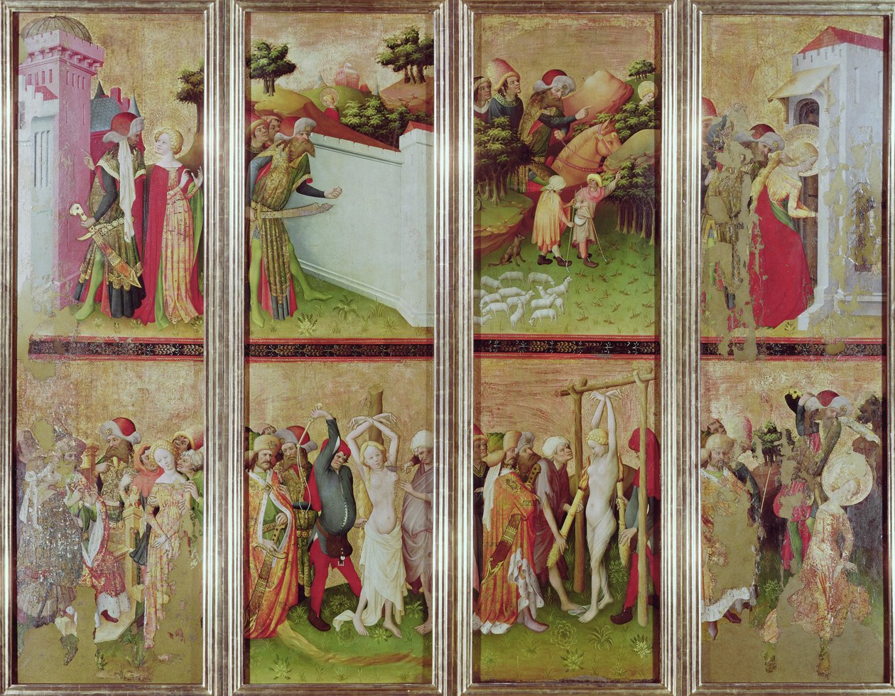 Ołtarz św. Barbary autorstwa Master Francke
