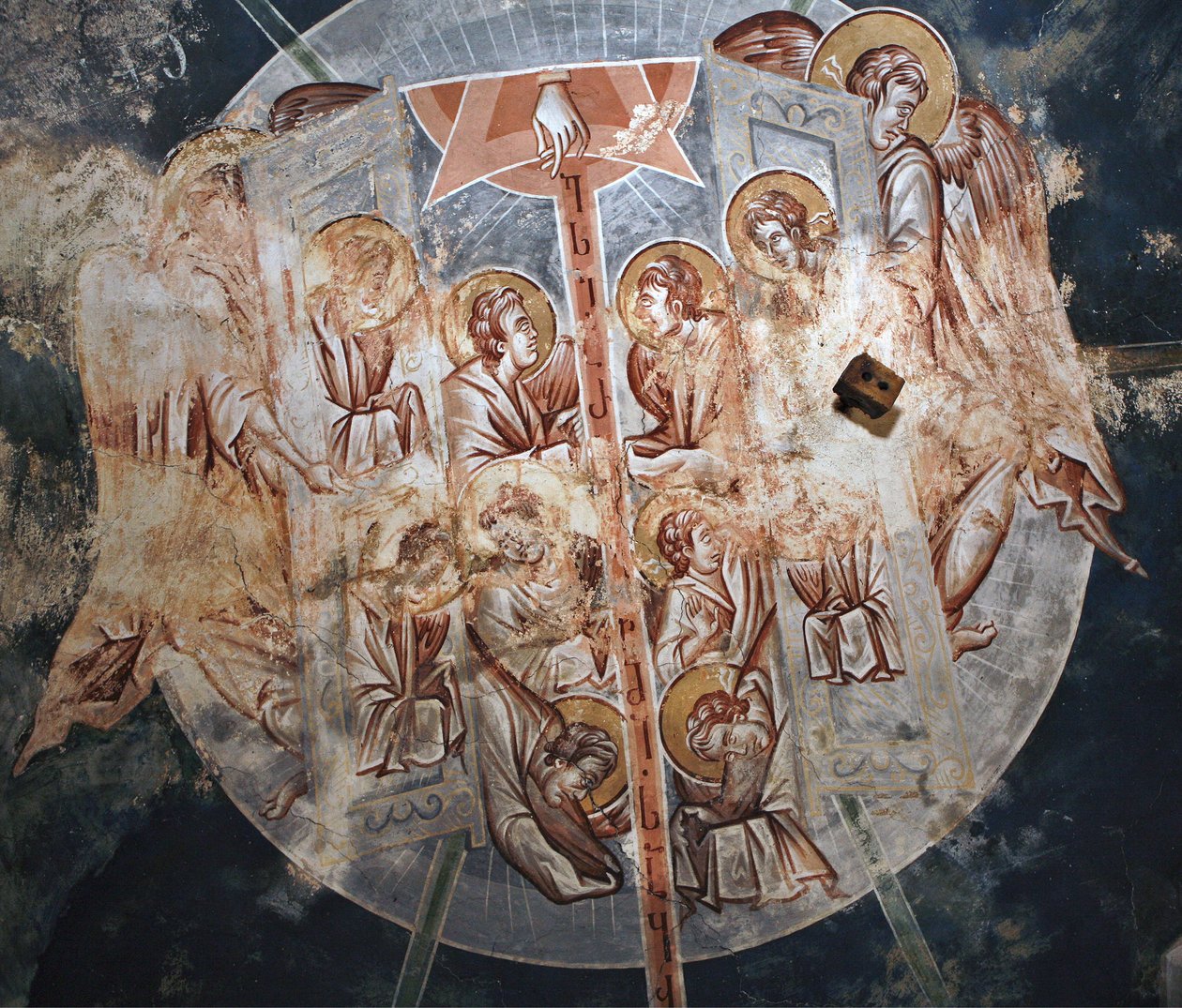 Anioły, XIV wiek autorstwa Master Gerasime