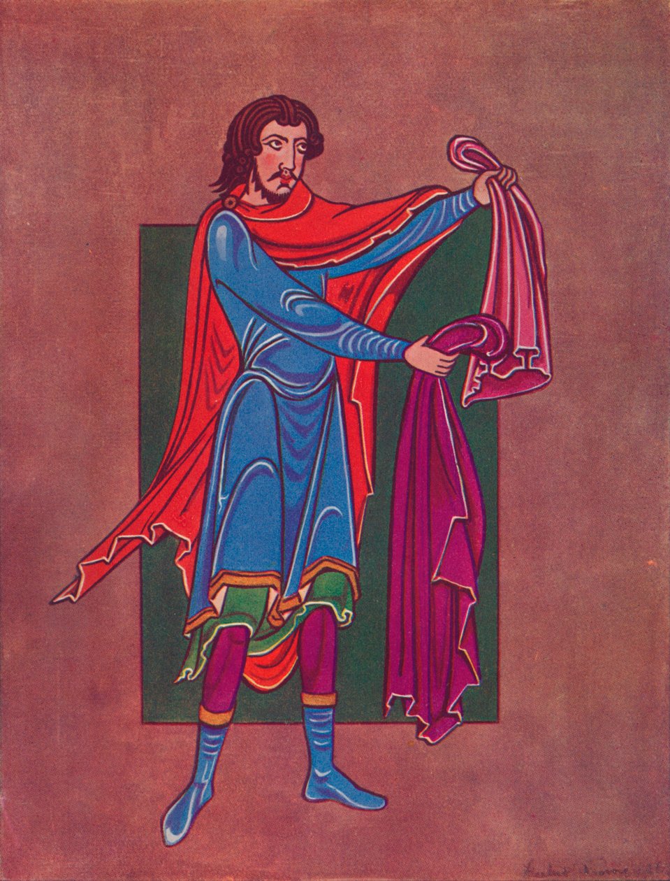 „Elkana z Biblii St. Eadmundsbury”, c1135 1927 autorstwa Master Hugo
