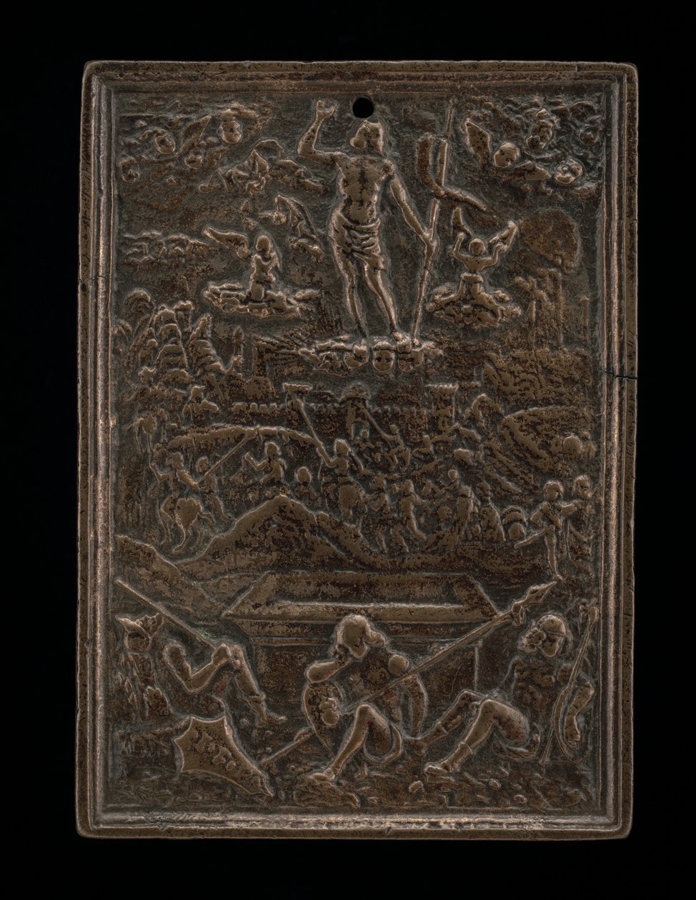 Zmartwychwstanie, c. 1500. autorstwa Master I.F.P.
