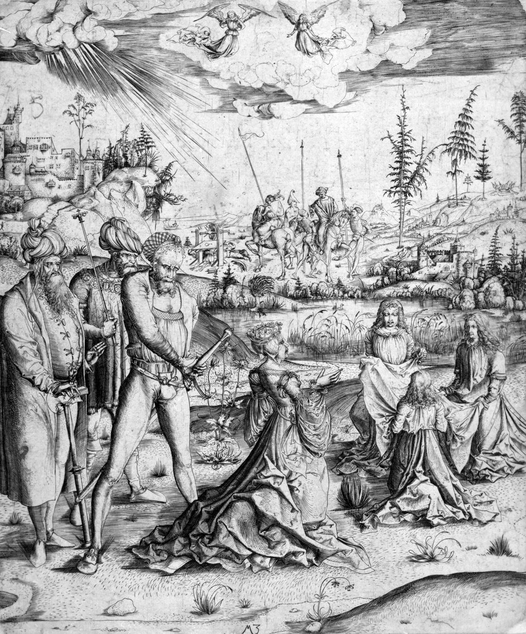 Męczeństwo św. Katarzyny, ok. 1500-03 autorstwa Master MZ