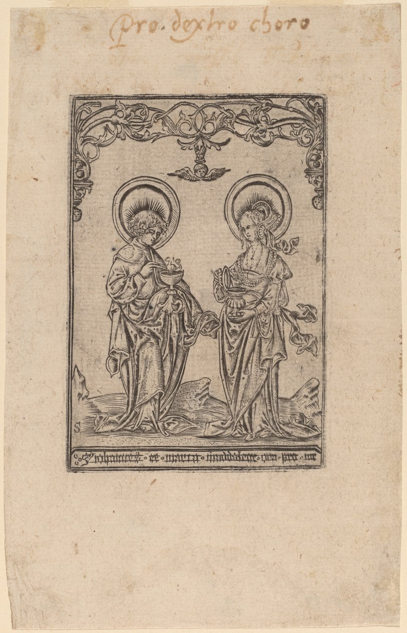 Św. Maria Magdalena i Św. Jan Ewangelista autorstwa Master S