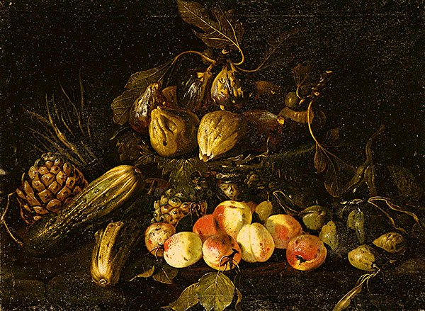 Martwa natura (olej na płótnie) autorstwa Master S. B.