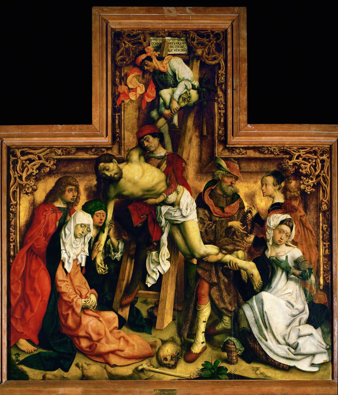 Zejście z krzyża, z kościoła Val de Grace ... autorstwa Master St. Barthelemy