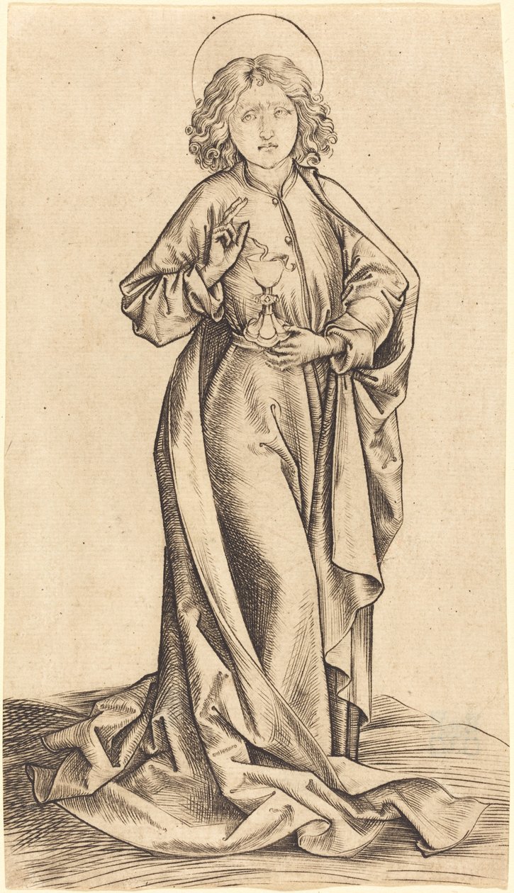 Św. Jan Ewangelista autorstwa Master i.e.