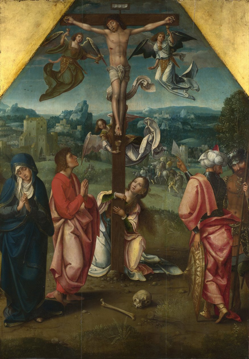 Ukrzyżowanie, ok. 1518 autorstwa Master of 1518