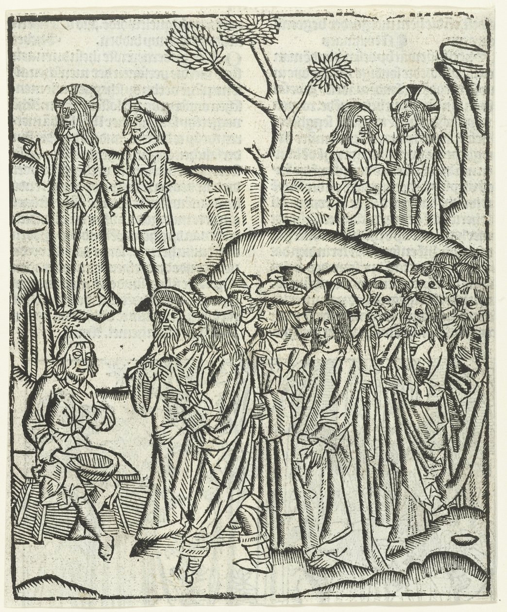 Chrystus uzdrawia ślepego Bartymeusza autorstwa Master of Delft (attributed to)